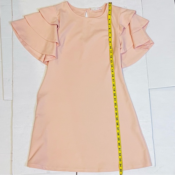 STEPS NY Statement Sleeve Shift Dress - Picture 5 of 6